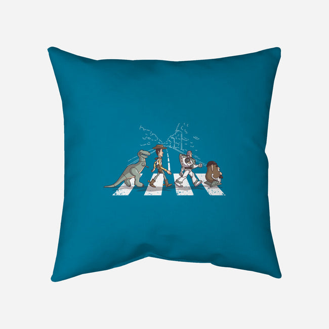 Friendship Road-None-Non-Removable Cover w Insert-Throw Pillow-retrodivision