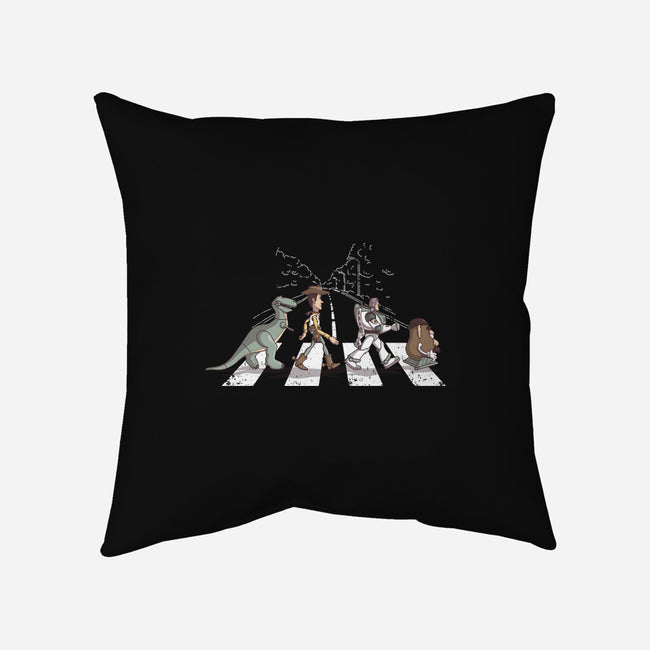 Friendship Road-None-Removable Cover-Throw Pillow-retrodivision