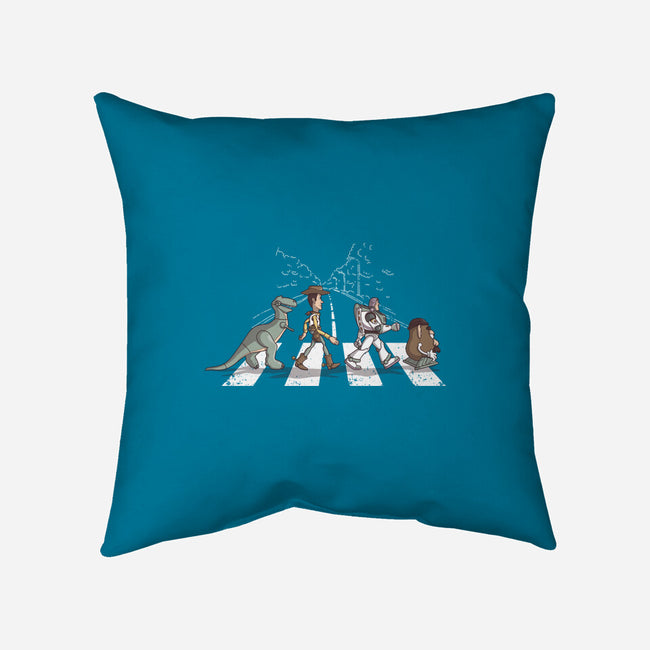 Friendship Road-None-Removable Cover-Throw Pillow-retrodivision
