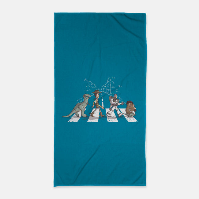 Friendship Road-None-Beach-Towel-retrodivision