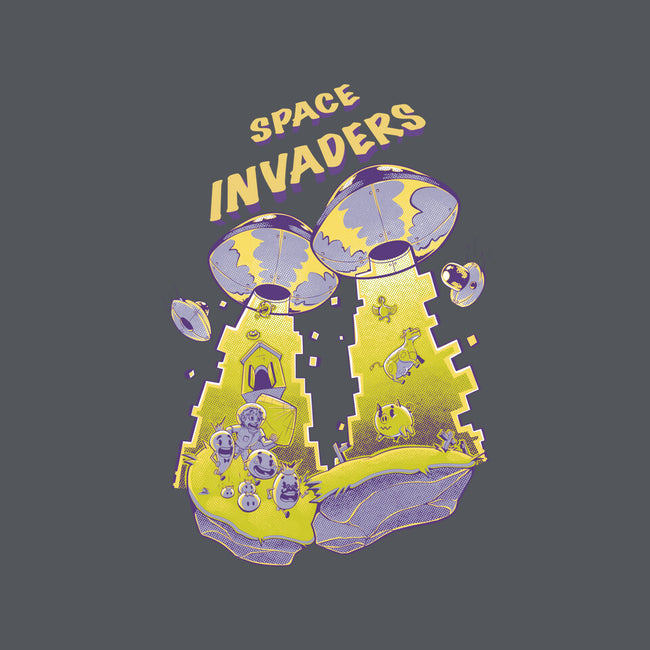 Space Invaders-None-Memory Foam-Bath Mat-Under Flame