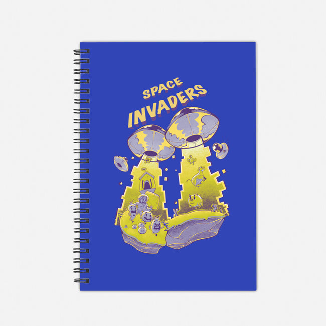 Space Invaders-None-Dot Grid-Notebook-Under Flame