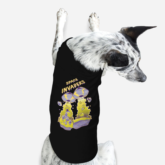 Space Invaders-Dog-Basic-Pet Tank-Under Flame