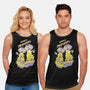 Space Invaders-Unisex-Basic-Tank-Under Flame