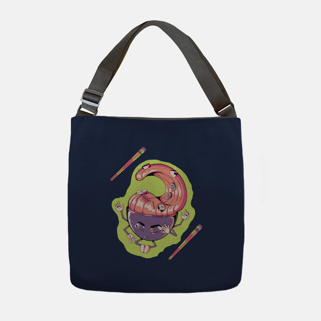 Peace Ramen-None-Adjustable Tote-Bag-Under Flame