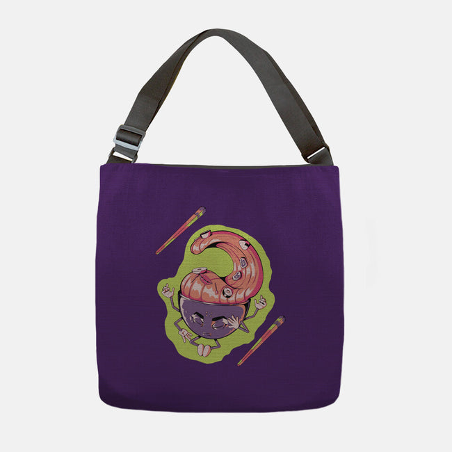 Peace Ramen-None-Adjustable Tote-Bag-Under Flame