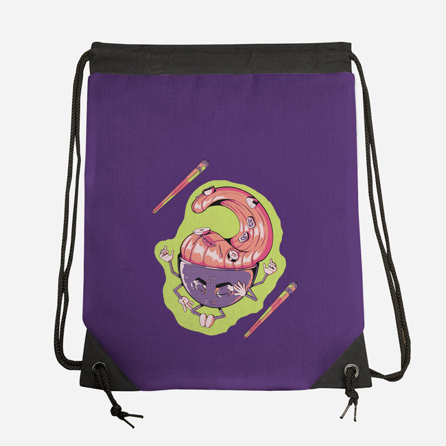 Peace Ramen-None-Drawstring-Bag-Under Flame