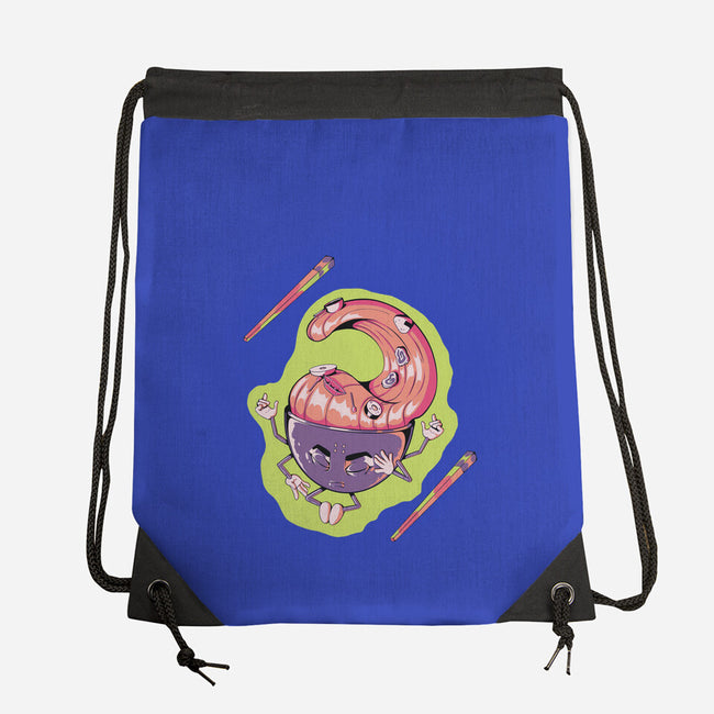 Peace Ramen-None-Drawstring-Bag-Under Flame