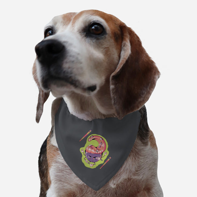 Peace Ramen-Dog-Adjustable-Pet Collar-Under Flame