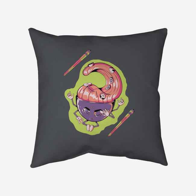 Peace Ramen-None-Non-Removable Cover w Insert-Throw Pillow-Under Flame