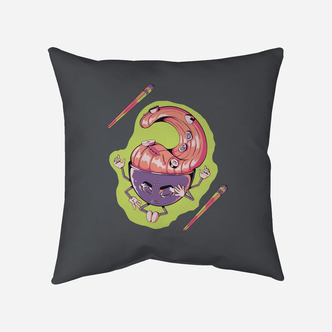 Peace Ramen-None-Removable Cover-Throw Pillow-Under Flame