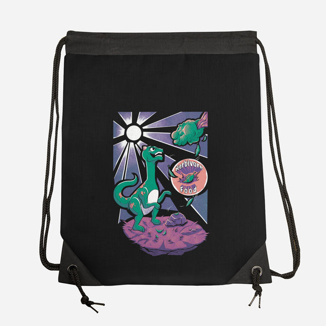 Herbivore Food-None-Drawstring-Bag-Under Flame