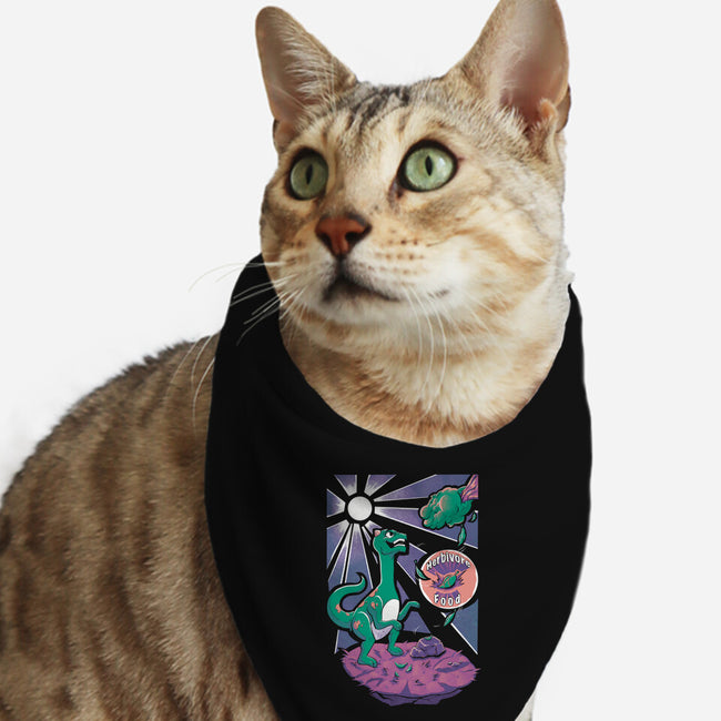 Herbivore Food-Cat-Bandana-Pet Collar-Under Flame