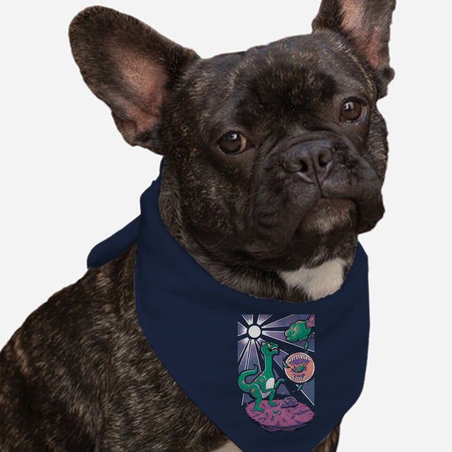 Herbivore Food-Dog-Bandana-Pet Collar-Under Flame