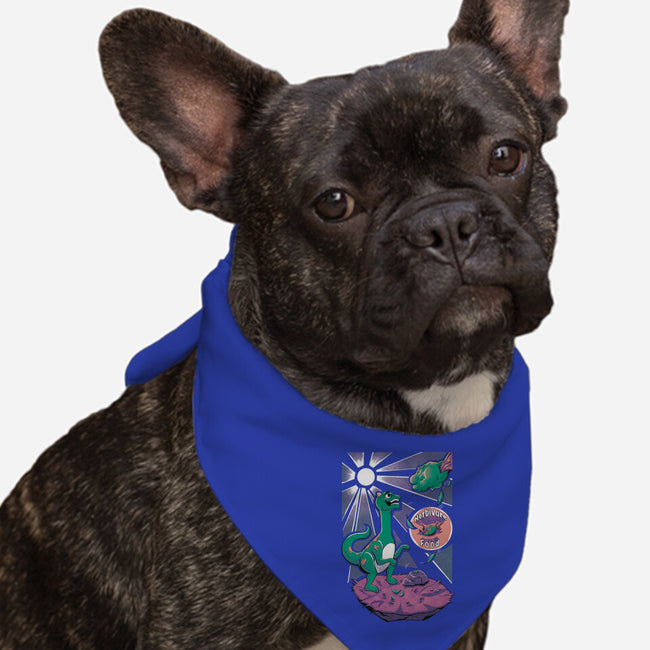 Herbivore Food-Dog-Bandana-Pet Collar-Under Flame