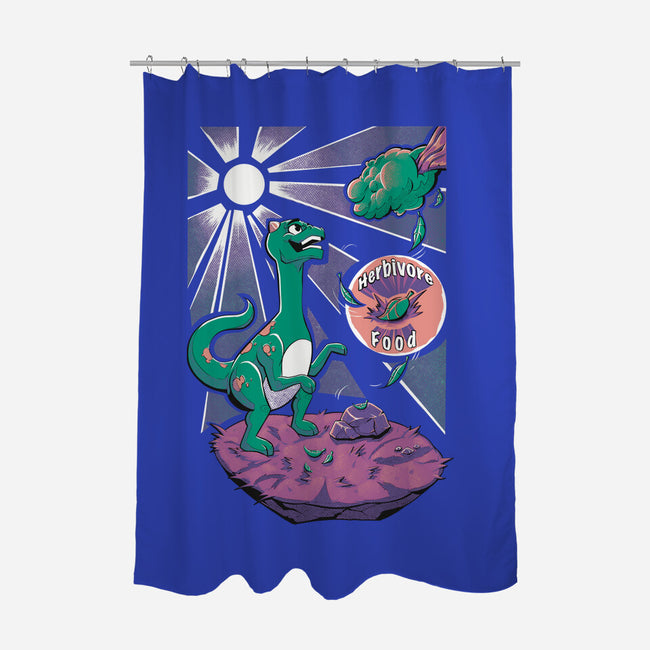 Herbivore Food-None-Polyester-Shower Curtain-Under Flame