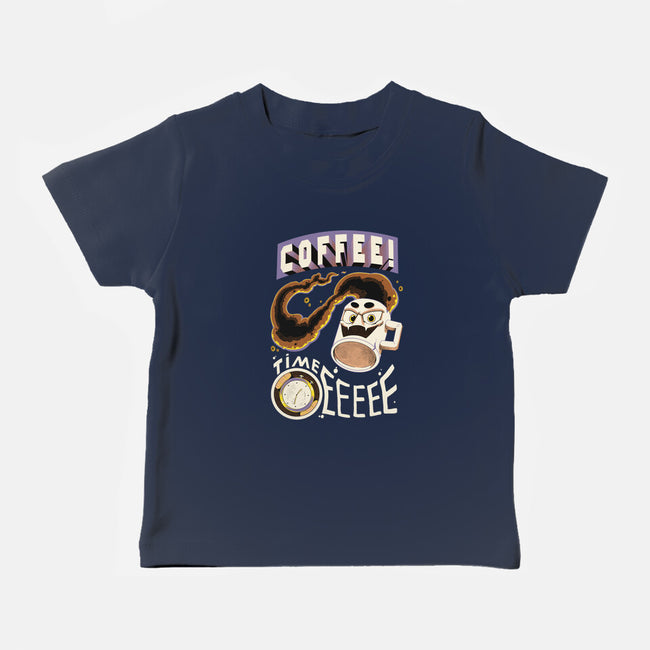Coffee Time-Baby-Basic-Tee-Under Flame