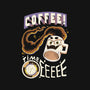 Coffee Time-Unisex-Basic-Tee-Under Flame