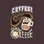 Coffee Time-Dog-Bandana-Pet Collar-Under Flame