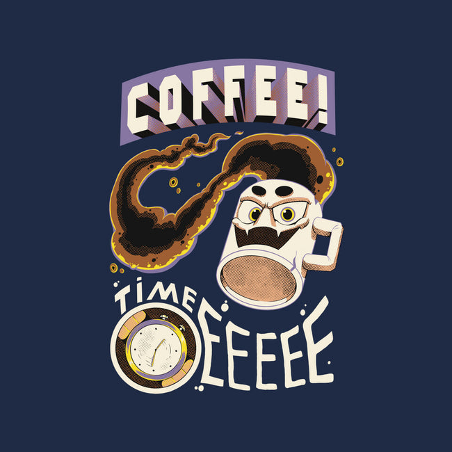 Coffee Time-Womens-Fitted-Tee-Under Flame