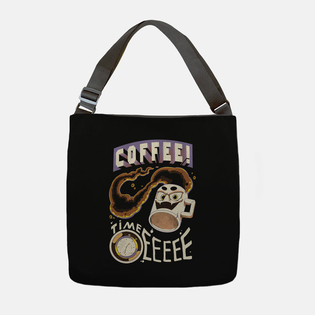 Coffee Time-None-Adjustable Tote-Bag-Under Flame