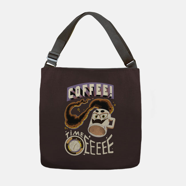 Coffee Time-None-Adjustable Tote-Bag-Under Flame