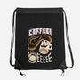 Coffee Time-None-Drawstring-Bag-Under Flame