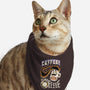 Coffee Time-Cat-Bandana-Pet Collar-Under Flame