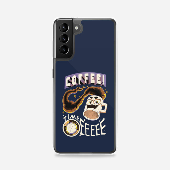 Coffee Time-Samsung-Snap-Phone Case-Under Flame