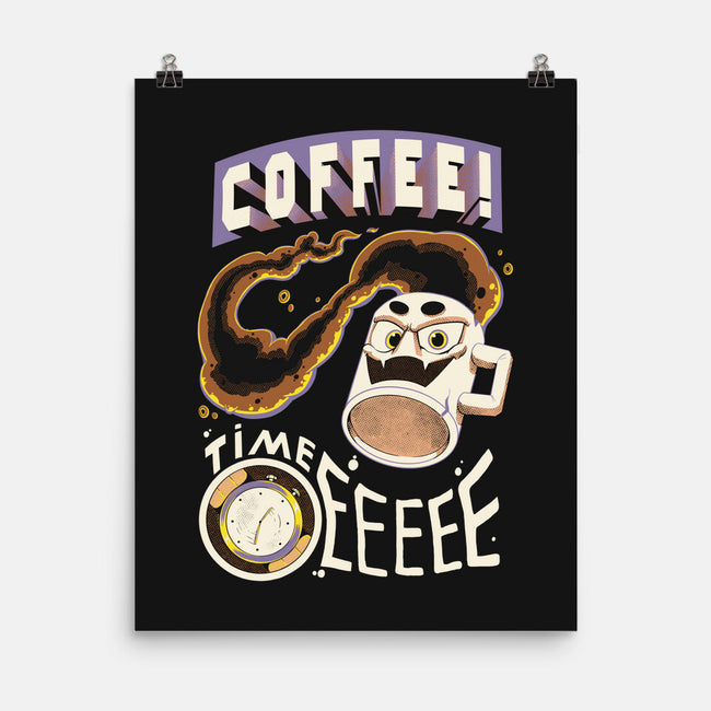 Coffee Time-None-Matte-Poster-Under Flame