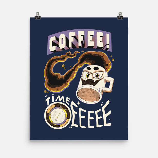 Coffee Time-None-Matte-Poster-Under Flame