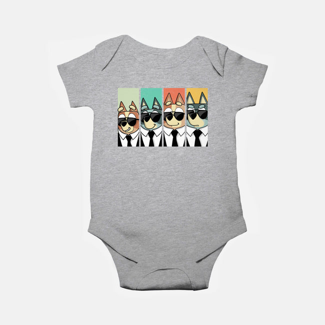 Reservoir Heelers-Baby-Basic-Onesie-retrodivision