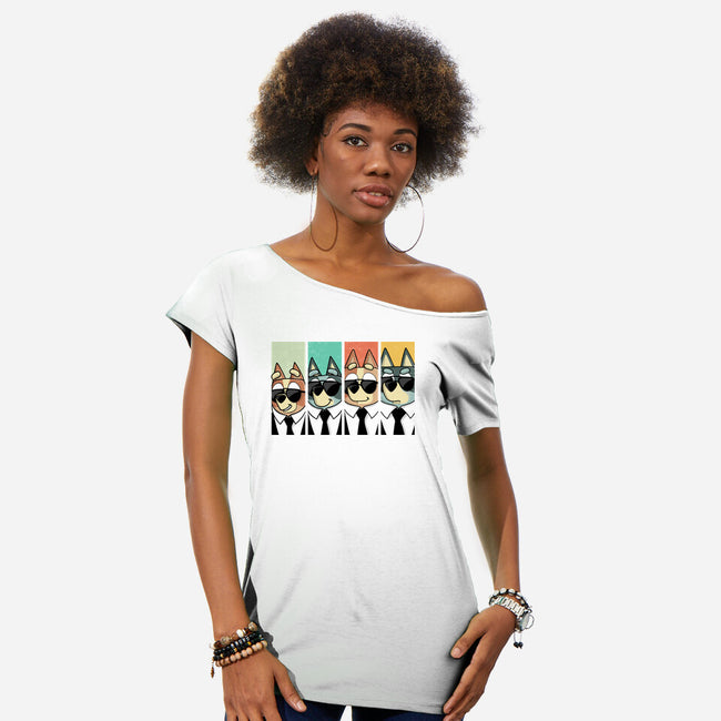 Reservoir Heelers-Womens-Off Shoulder-Tee-retrodivision