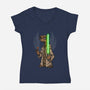 Use The Force Elliot-Womens-V-Neck-Tee-drbutler