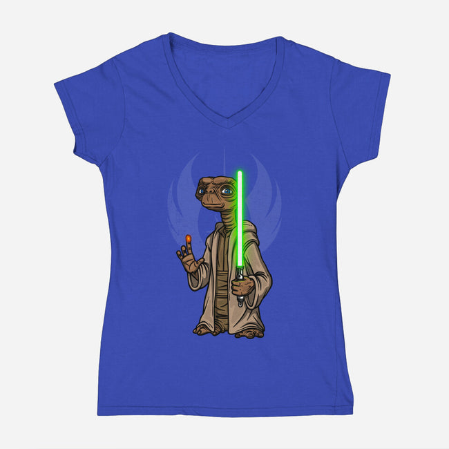 Use The Force Elliot-Womens-V-Neck-Tee-drbutler