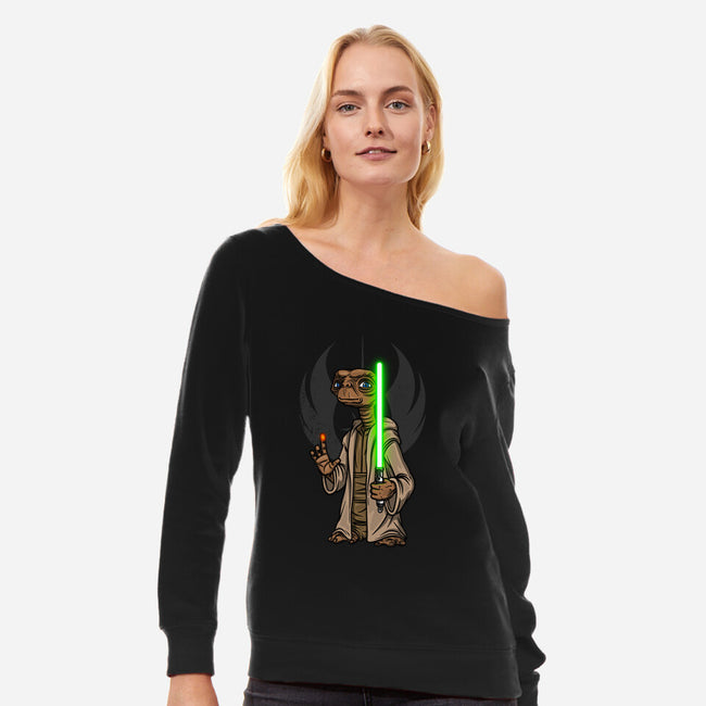 Use The Force Elliot-Womens-Off Shoulder-Sweatshirt-drbutler