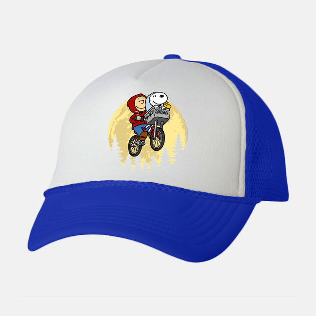 The Extraterrestrial Beagle-Unisex-Trucker-Hat-drbutler