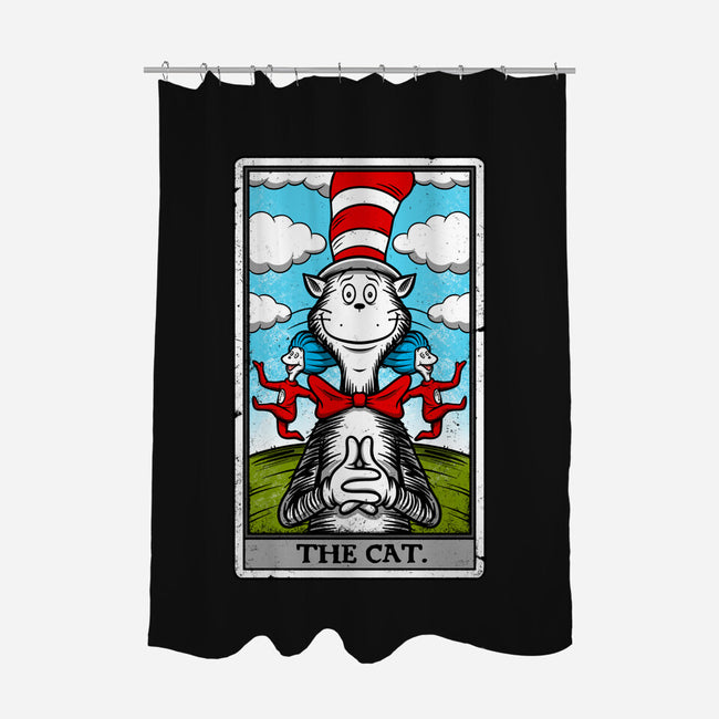 The Cat-None-Polyester-Shower Curtain-drbutler