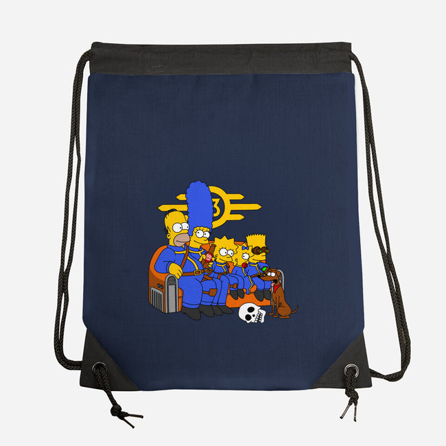 Nuclear Family-None-Drawstring-Bag-drbutler