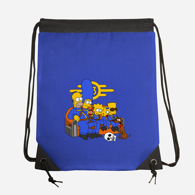 Nuclear Family-None-Drawstring-Bag-drbutler