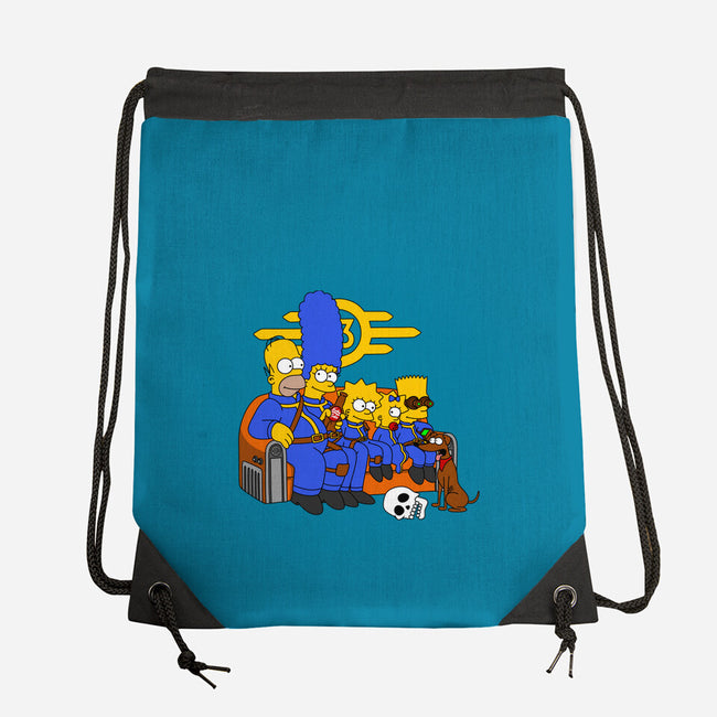 Nuclear Family-None-Drawstring-Bag-drbutler