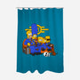 Nuclear Family-None-Polyester-Shower Curtain-drbutler