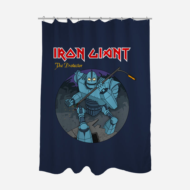 Iron Giant Protector-None-Polyester-Shower Curtain-drbutler