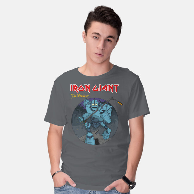 Iron Giant Protector-Mens-Basic-Tee-drbutler