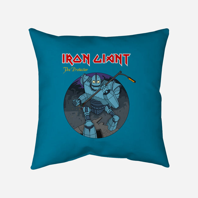 Iron Giant Protector-None-Removable Cover-Throw Pillow-drbutler