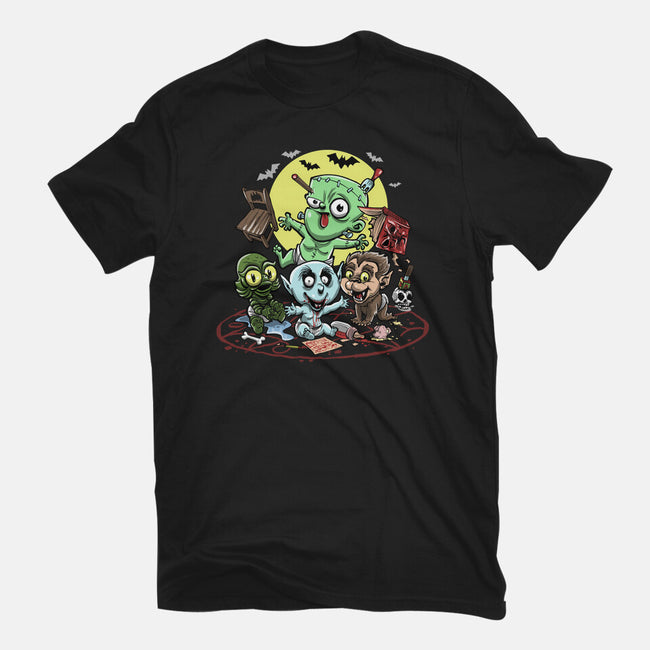 Monster Nursery-Womens-Fitted-Tee-zascanauta