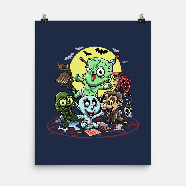 Monster Nursery-None-Matte-Poster-zascanauta