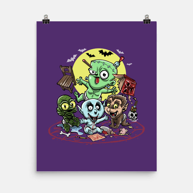 Monster Nursery-None-Matte-Poster-zascanauta