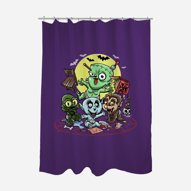 Monster Nursery-None-Polyester-Shower Curtain-zascanauta