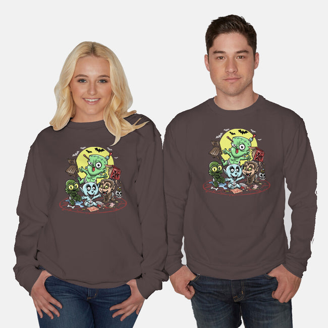 Monster Nursery-Unisex-Crew Neck-Sweatshirt-zascanauta